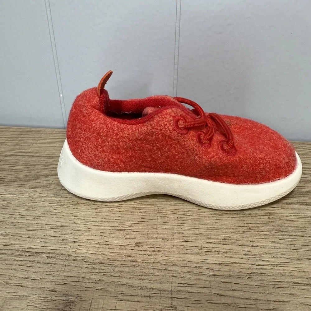 Allbirds Smallbirds Toddler Wool Runner Sneaker SMB‎ |T5 Deep Red Comfy Washable